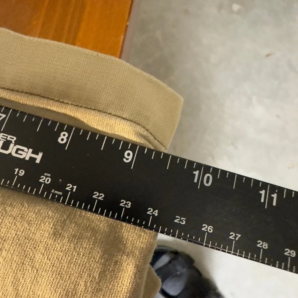 Vintage Baggy Express Cargo Pants Mens 33x34 Tan Y2K Streetwear Utility Khaki